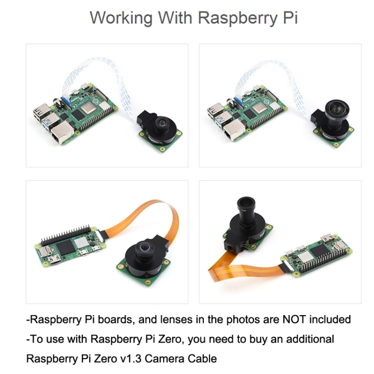 Waveshare For Raspberry Pi Camera M12 High Sensitivity Lens, 12.3MP IMX477R Sensor, 23945 - free shipping - PMC TechLife - Order now!