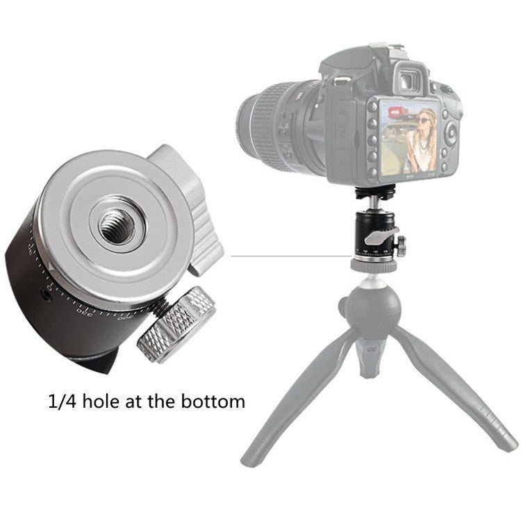 BEXIN K-19 Multifunctional Aluminum Alloy Cold Shoe Ball Head Tripod Mount - free shipping - PMC TechLife - Order now!