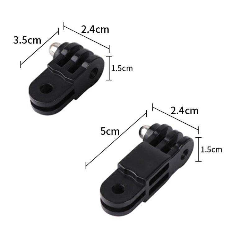 Different Direction Short Adapter TELESIN Screw Adapter Adjustment Arm For GoPro Hero12 Black / Hero11/10 /9 /8 /7 /6 /5, Insta360 Ace / Ace Pro, DJI Osmo Action 4 and Other Action Cameras -  by PMC TechLife | Online Shopping South Africa | PMC TechLife | Buy Now Pay Later Mobicred