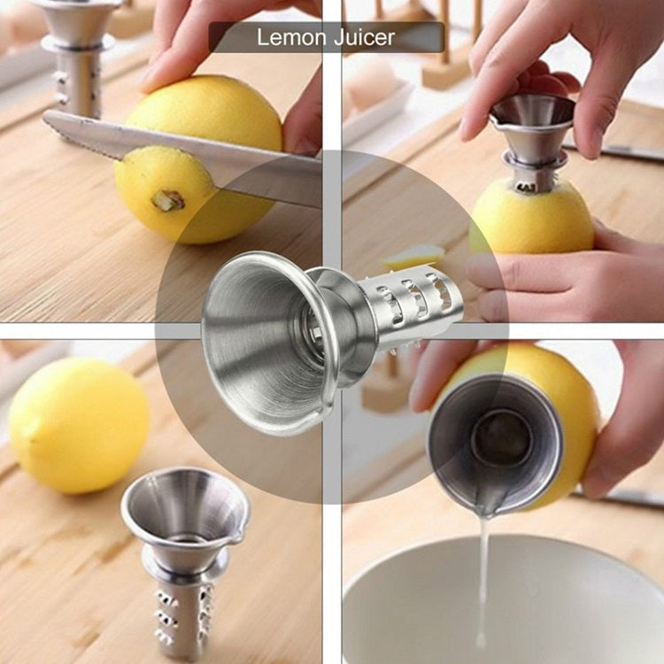 Stainless Steel Fruit Manual Squeezer Household Thick Lemon Juicer - Stirrer & Squeezer by PMC TechLife | Online Shopping South Africa | PMC TechLife