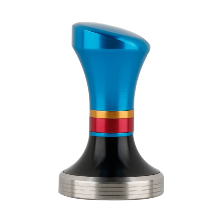 58mm CoffeeTamper Stainless Steel Coffee Powder Hammer Flat Base Powder Press(Blue) - free shipping - PMC TechLife - Order now!