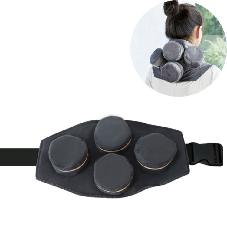 Moxibustion Clothing Thickened Smokeless Neck and Shoulder Insulation Clothing Moxibustion Flocking Cloth Cover, Style:4 United Gray - free shipping - PMC TechLife - Order now!