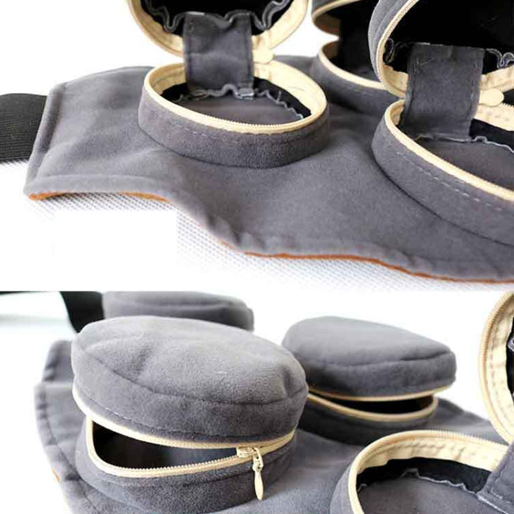 Moxibustion Clothing Thickened Smokeless Neck and Shoulder Insulation Clothing Moxibustion Flocking Cloth Cover, Style:4 United Gray - free shipping - PMC TechLife - Order now!
