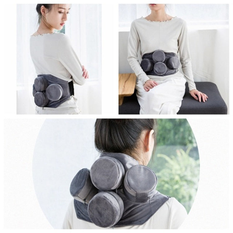 Moxibustion Clothing Thickened Smokeless Neck and Shoulder Insulation Clothing Moxibustion Flocking Cloth Cover, Style:4 United Gray - free shipping - PMC TechLife - Order now!
