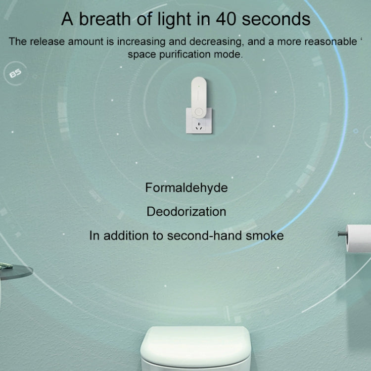 Mini Anion Air Purifier Smoke PM2.5 Remove Toilet Kitchen Air Purifier, Plug Type:US Plug(Pink) - free shipping - PMC TechLife - Order now!