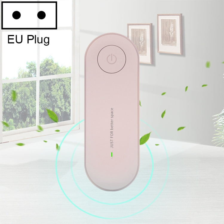 Mini Anion Air Purifier Smoke PM2.5 Remove Toilet Kitchen Air Purifier, Plug Type:EU Plug(Pink) - free shipping - PMC TechLife - Order now!