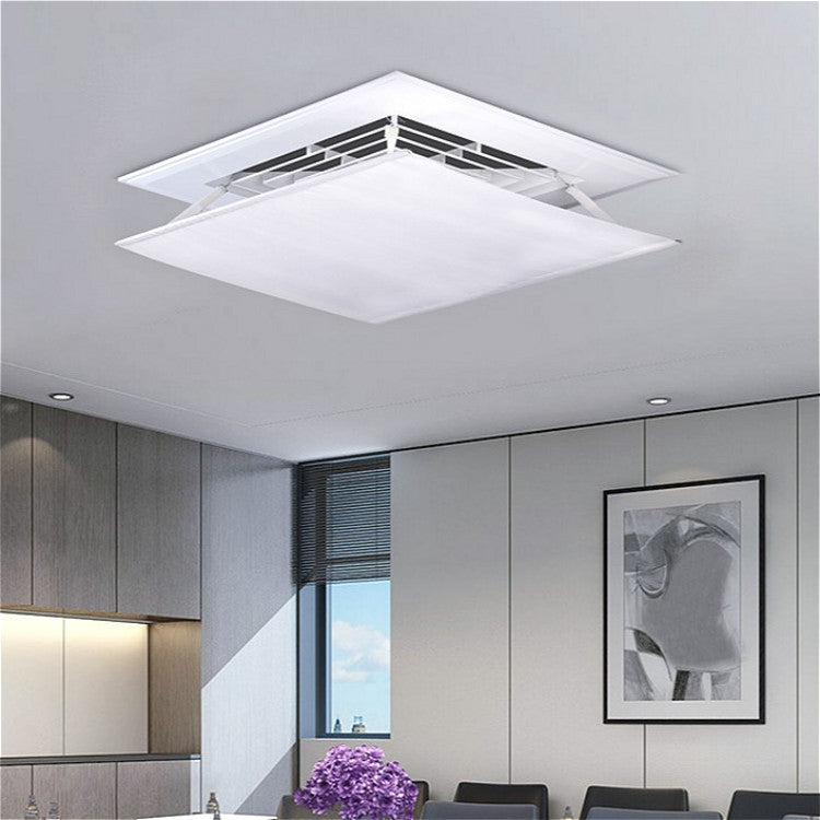 Central Air Conditioning Wind Shield Wall-Mounted Anti Direct Blowing Windshield, Size:60x60cm(White) - free shipping - PMC TechLife - Order now!
