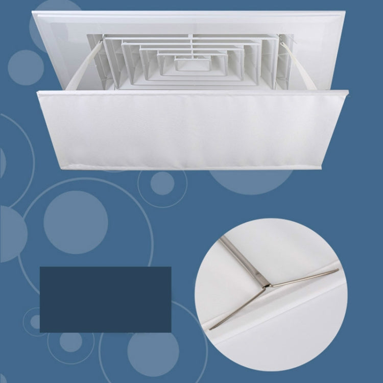 Central Air Conditioning Wind Shield Wall-Mounted Anti Direct Blowing Windshield, Size:60x60cm(White) - free shipping - PMC TechLife - Order now!