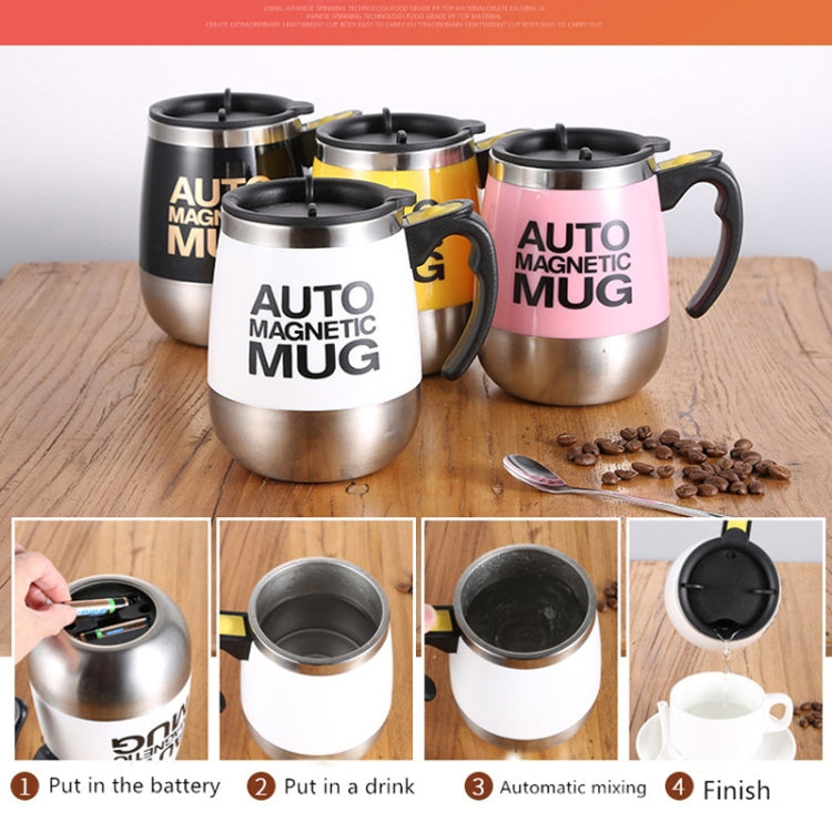 Automatic Mixing Cup Coffee Cup Portable Household Mixer(White) - free shipping - PMC TechLife - Order now!