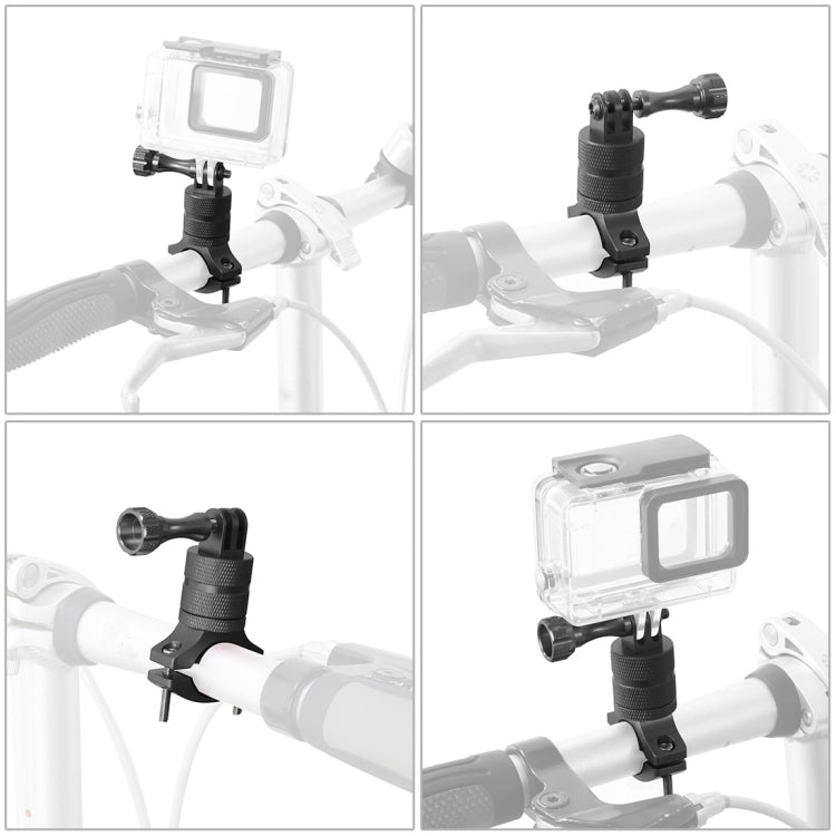 Aluminum Alloy Bicycle Mounting Bracket Bicycle Clip For Action Camera(Blue) - Bicycle Handlebar Mount by PMC TechLife | Online Shopping South Africa | PMC TechLife | Buy Now Pay Later Mobicred