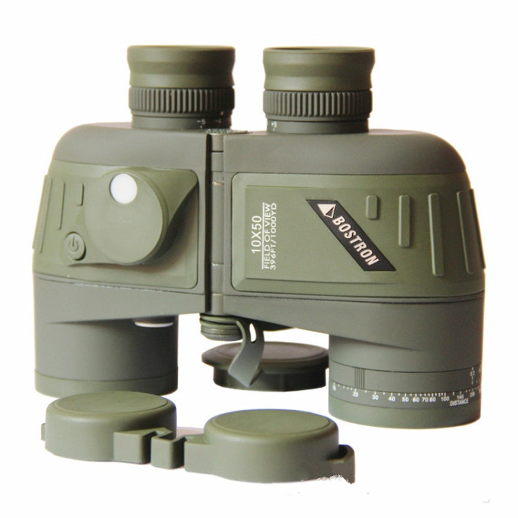 Bostron Telescope High-definition Navigation Floating 10X50 with Compass Waterproof Ranging Low Light Level Night Vision Binoculars - Binoculars by PMC TechLife | Online Shopping South Africa | PMC TechLife | Buy Now Pay Later Mobicred