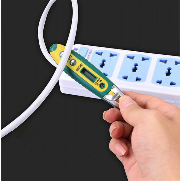 High Precision Electrical Tester Pen Screwdriver 220V AC DC Outlet Circuit Voltage Detector Test Pen with Night Vision, Specification:Digital Display Pen (Card)+Battery - Voltage Detector by PMc TechLife | Online Shopping South Africa | PMc TechLife | Buy Now Pay Later Mobicred