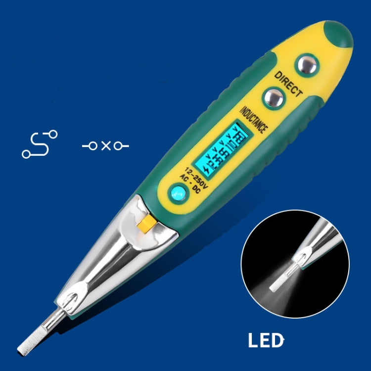 High Precision Electrical Tester Pen Screwdriver 220V AC DC Outlet Circuit Voltage Detector Test Pen with Night Vision, Specification:Digital Display Pen (Card)+Battery - Voltage Detector by PMc TechLife | Online Shopping South Africa | PMc TechLife | Buy Now Pay Later Mobicred