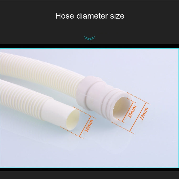 18mm Diameter Plastic Drain Pipe Water Outlet Extension Hose with Clamp for Semi-automatic Washing Machine / Air Conditioner, Size:4m  Length - Air Conditioning & Accessories by PMC TechLife | Online Shopping South Africa | PMC TechLife | Buy Now Pay Later Mobicred