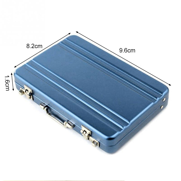 Aluminum Storage Box Business Card Holder Credit Card Bank Card Storage Box(Gold) - free shipping - PMC TechLife - Order now!