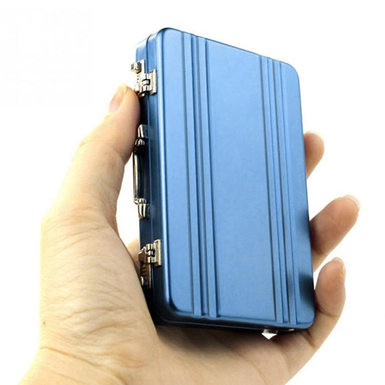 Aluminum Storage Box Business Card Holder Credit Card Bank Card Storage Box(Gold) - free shipping - PMC TechLife - Order now!