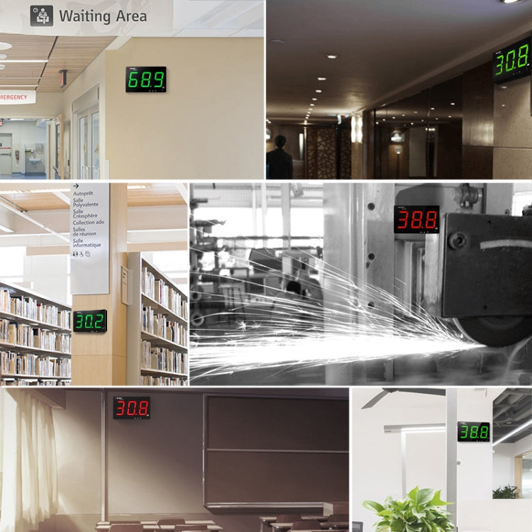SNDWAY SW525A Wall-mounted 30-130dB Large Screen Digital Display Noise Decibel Monitoring Testers - free shipping - PMC Jewellery - Order now!
