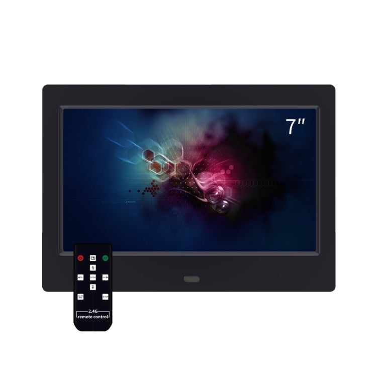 DPF-706-2.4G 7 inch Digital Photo Frame LED Wall Mounted Advertising Machine, Plug:AU Plug(Black) - 1.5-7.0 inch by PMC TechLife | Online Shopping South Africa | PMC TechLife | Buy Now Pay Later Mobicred