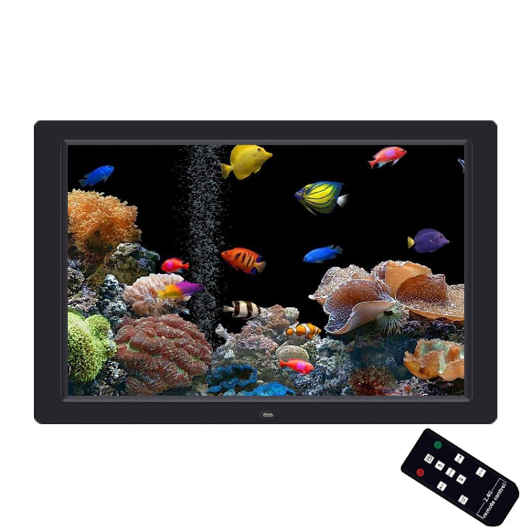 DPF-1201 12 inch 1280x800 Resolution Wall Mounted Advertising Machine LCD Electronic Photo Frame, Plug:EU Plug(Black) - 11-15 inch by PMC TechLife | Online Shopping South Africa | PMC TechLife | Buy Now Pay Later Mobicred