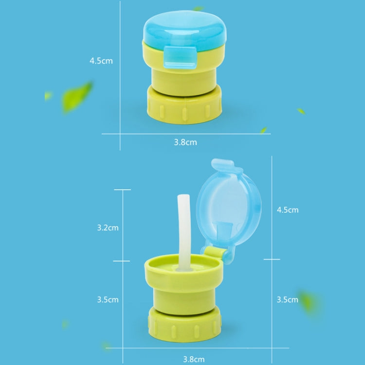 Children Portable Bottled Drinks Anti-overflow Anti-squash Replacement Straw Cap(Green) - Drinking Tools by PMc TechLife | Online Shopping South Africa | PMc TechLife | Buy Now Pay Later Mobicred