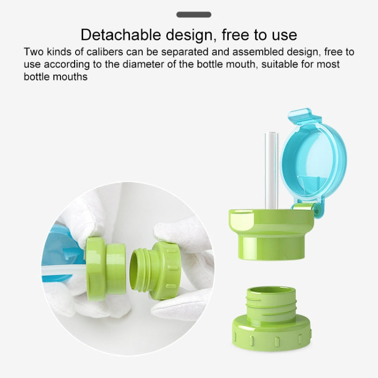 Children Portable Bottled Drinks Anti-overflow Anti-squash Replacement Straw Cap(Blue) - Drinking Tools by PMc TechLife | Online Shopping South Africa | PMc TechLife | Buy Now Pay Later Mobicred