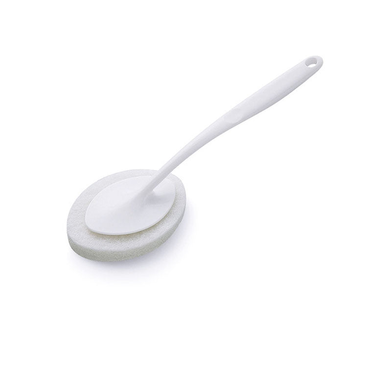 Bathroom Long Handle Cleaning Sponge Brush Floor Tile Decontamination Scouring Pad(White) - Cleaning Tools by PMc TechLife | Online Shopping South Africa | PMc TechLife | Buy Now Pay Later Mobicred