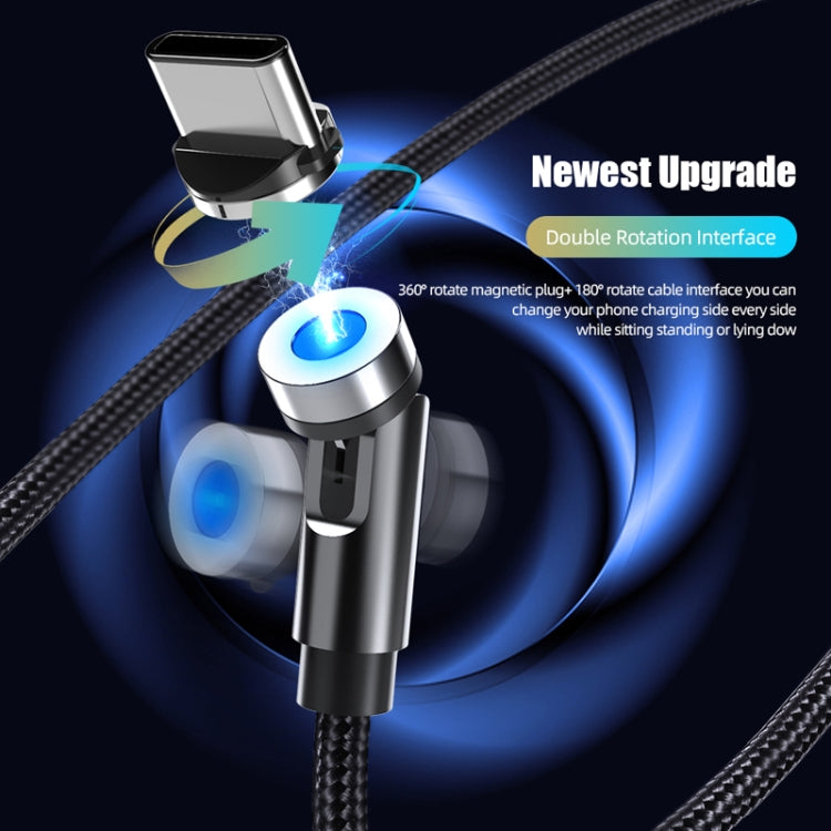 CC56 8Pin Magnetic Interface Dust Plug Rotating Data Charging Cable, Cbale Length: 2m(Silver) - free shipping - PMC Jewellery - Order now!