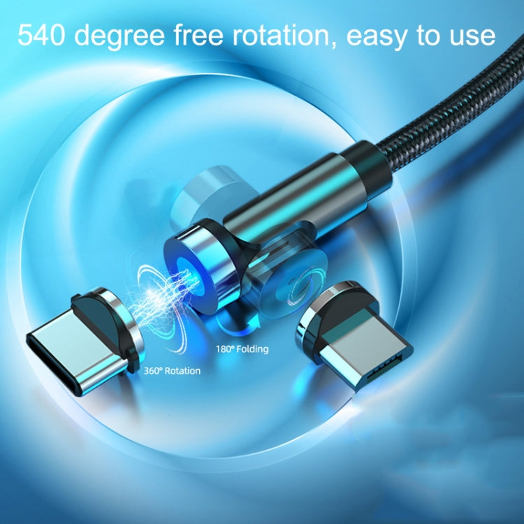 CC56 8Pin Magnetic Interface Dust Plug Rotating Data Charging Cable, Cbale Length: 2m(Silver) - free shipping - PMC Jewellery - Order now!