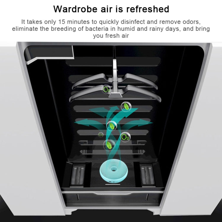 Portable Donut Electric Air Purifier Home Car Anion Ozone Deodorizer(Blue) - free shipping - PMC TechLife - Order now!