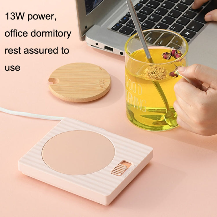 Home USB Constant Temperature Cup Mat Heat Thermos Coaster, Style:With Adapter(Romantic Pink) - USB Heater by PMC TechLife | Online Shopping South Africa | PMC TechLife | Buy Now Pay Later Mobicred