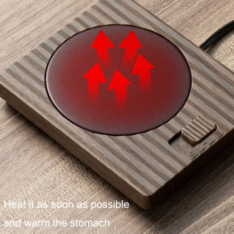 Home USB Constant Temperature Cup Mat Heat Thermos Coaster, Style:Without Adapter(Vintage Brown) - USB Heater by PMC TechLife | Online Shopping South Africa | PMC TechLife | Buy Now Pay Later Mobicred