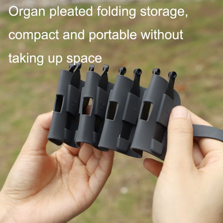 Sunnylife MM3-SN443 For Mini 3 Pro Propeller Blades + Silicone Folding Storage Bag(Gray) - DIY Propeller by Sunnylife | Online Shopping South Africa | PMC TechLife | Buy Now Pay Later Mobicred