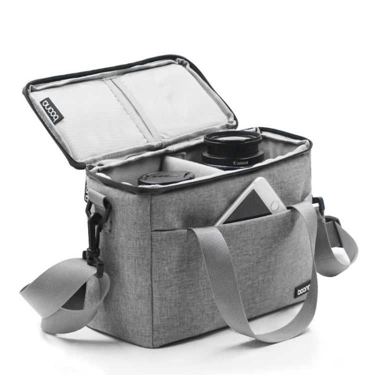 Baona BN-H001 Digital Camera Bag Casual Portable Camera Waterproof Bag, Size:Large(Gray) - Strap Satchel by Baona | Online Shopping South Africa | PMC TechLife | Buy Now Pay Later Mobicred