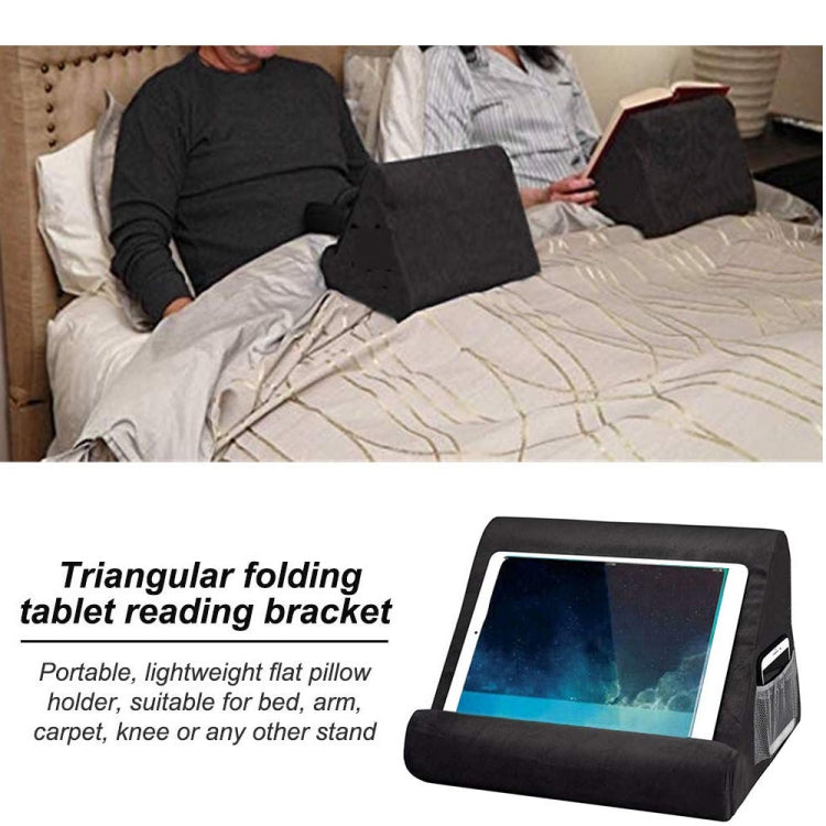 Laptop Holder Tablet Pillow Multifunction Laptop Cooling Pad Rest Cushion(Black) - Laptop Stand by PMC TechLife | Online Shopping South Africa | PMC TechLife | Buy Now Pay Later Mobicred