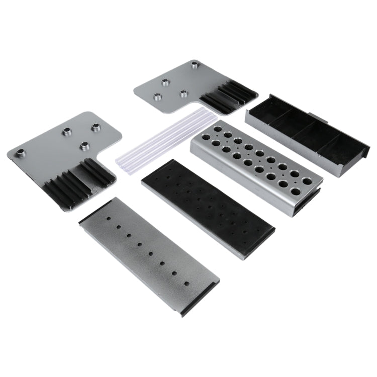 Multifunctional Mobile Phone Repair Tool Box Plastic Storage Box Screwdriver Tweezers Electronic Maintenance Tool Box(Silver) - Others by PMC TechLife | Online Shopping South Africa | PMC TechLife | Buy Now Pay Later Mobicred