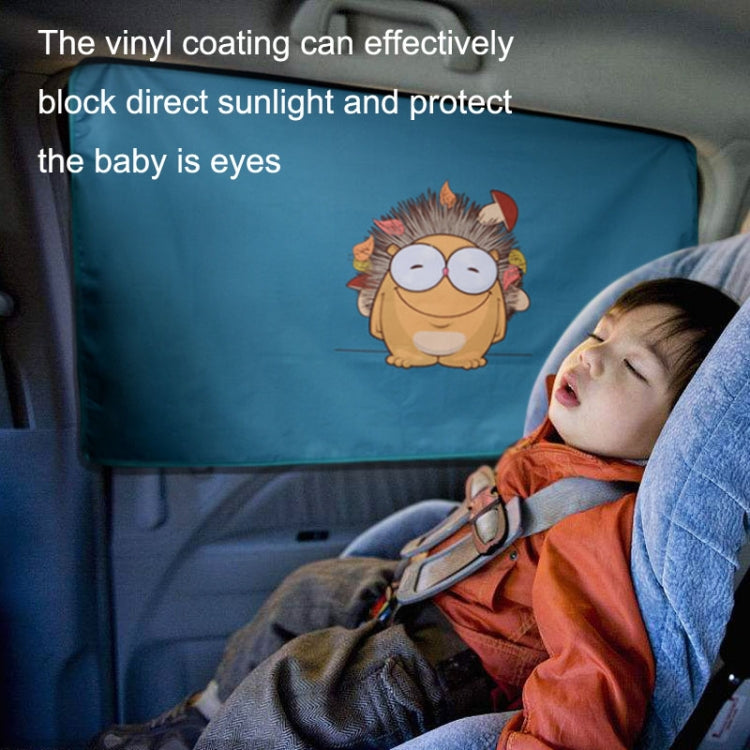 4 PCS / Set Car Window Magnet Sunshade Curtain Heat Insulation Sun Block(Hedgehog) - Sound & Heat Insulation Cotton by PMC TechLife | Online Shopping South Africa | PMC TechLife | Buy Now Pay Later Mobicred