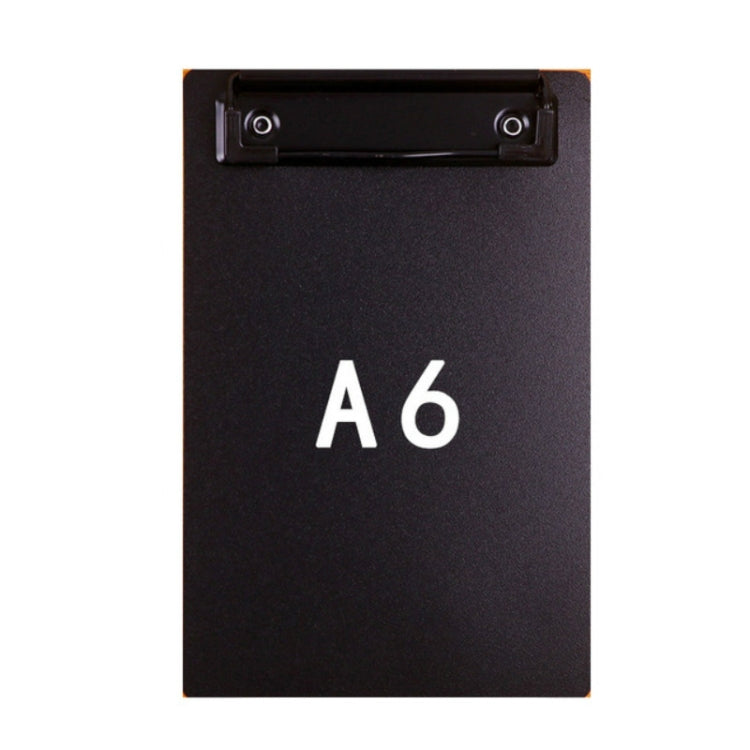 Simple File Board Folder Student Writing Board Paper Clip Restaurant Menu Folder(A6 Black) - free shipping - PMC TechLife - Order now!