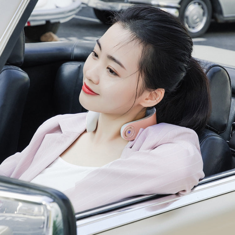 Intelligent Shoulder and Neck Massage Instrument PGG Cervical Spine Physiotherapy Massage Heating Multi-function Neck Protection Instrument, Style:With Patch(Blue) - free shipping - PMC TechLife - Order now!