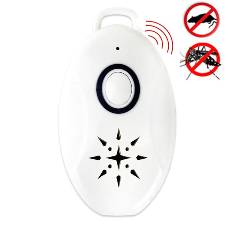 Mini Portable Outdoor Ultrasonic Repellent Anti-insect Anti-mouse for Camping Outdoor Activities(White) - Repellents by PMC TechLife | Online Shopping South Africa | PMC TechLife | Buy Now Pay Later Mobicred