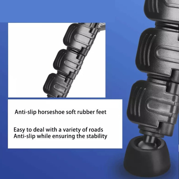 QingZhuangShiDai Q111H Aluminum Alloy Mobile Phone Camera Photography Tripod(Black) - free shipping - PMC TechLife - Order now!