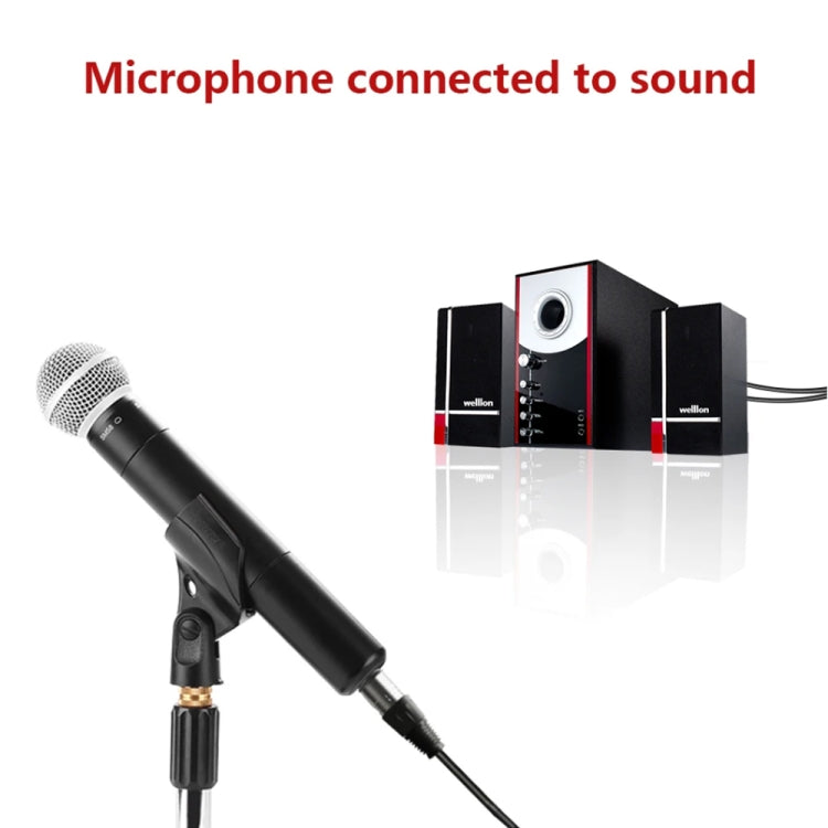 XLR Male To 2RCA Male Plug Stereo Audio Cable, Length:, Length:8m - Microphone Audio Cable & Connector by PMC TechLife | Online Shopping South Africa | PMC TechLife | Buy Now Pay Later Mobicred