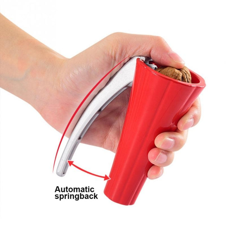 Zinc Alloy Funnel Shape Nut Nutcracker Sheller Walnut Opener Cutter Clamp Plier Kitchen Tools gadgets(Black) - Food Clips & Clips by PMC TechLife | Online Shopping South Africa | PMC TechLife | Buy Now Pay Later Mobicred