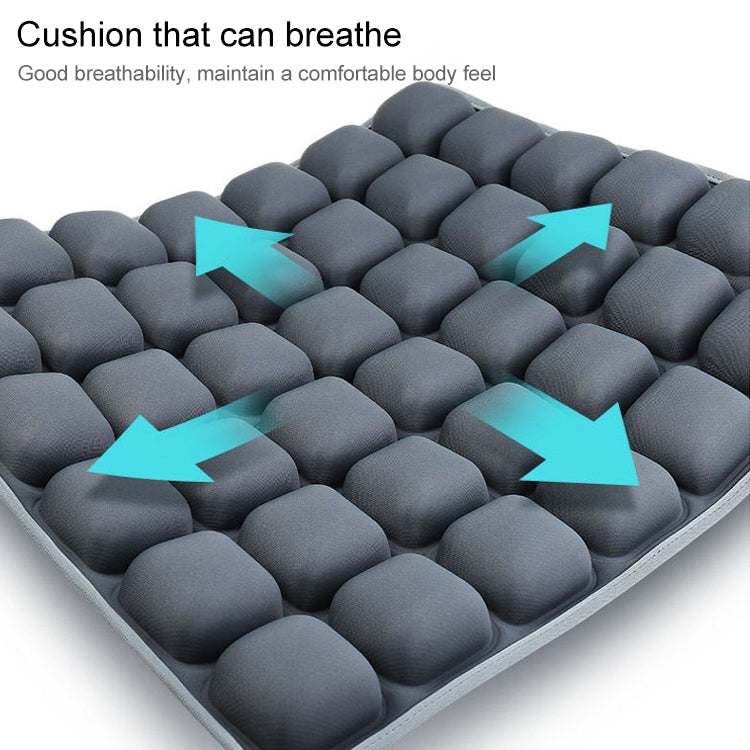 Air Cushion 3D Airbag Breathable Office Beautiful Buttocks Cushion Decompression Massage Cushion(Water Dual-Use Black Cushion) - Cushions & Pillows by PMC TechLife | Online Shopping South Africa | PMC TechLife | Buy Now Pay Later Mobicred