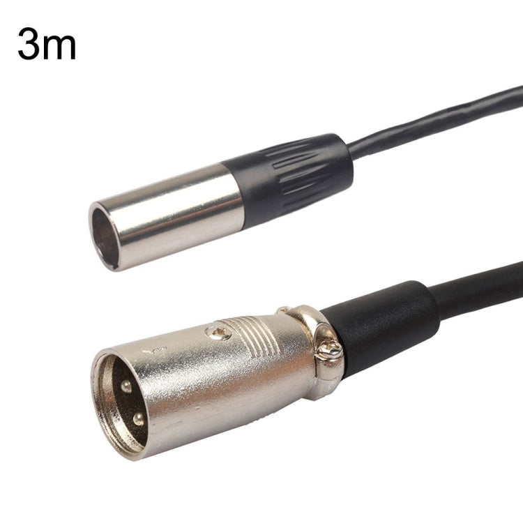 Xlrmini Caron Male To Mini Male Balancing Cable For 48V Sound Card Microphone Audio Cable, Length:3m - Microphone Audio Cable & Connector by PMC TechLife | Online Shopping South Africa | PMC TechLife | Buy Now Pay Later Mobicred