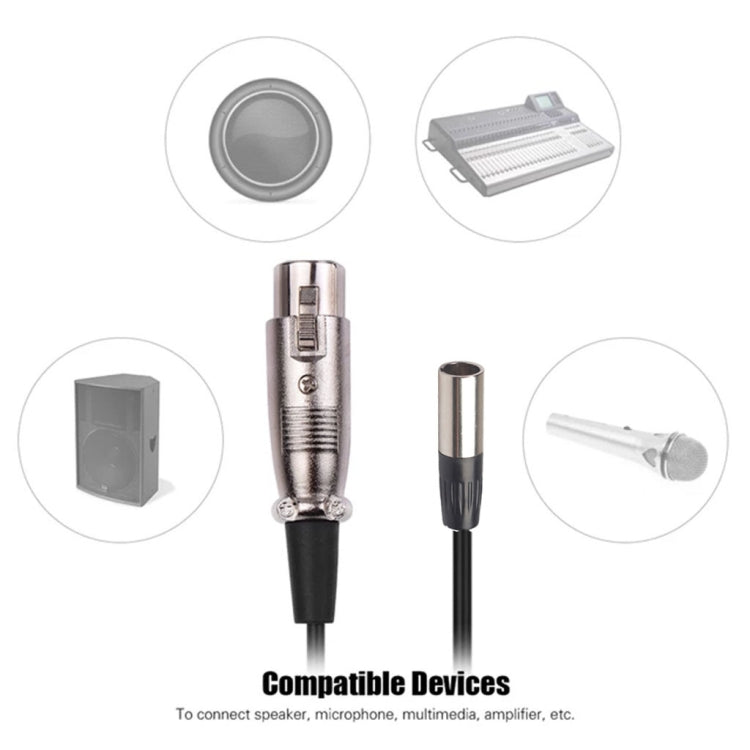Xlrmini Caron Female To Mini Male Balancing Cable For 48V Sound Card Microphone Audio Cable, Length:3m - free shipping - PMC TechLife - Order now!