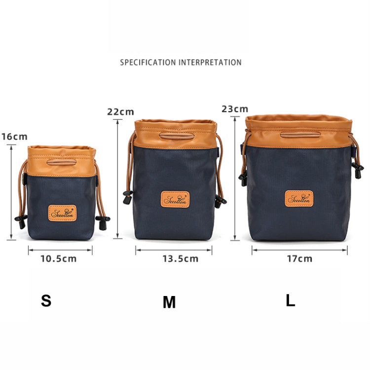 S.C.COTTON Camera Lens Protection Bag Liner Bag Waterproof Camera Storage Bag, Size: M(Gray) - free shipping - PMC TechLife - Order now!