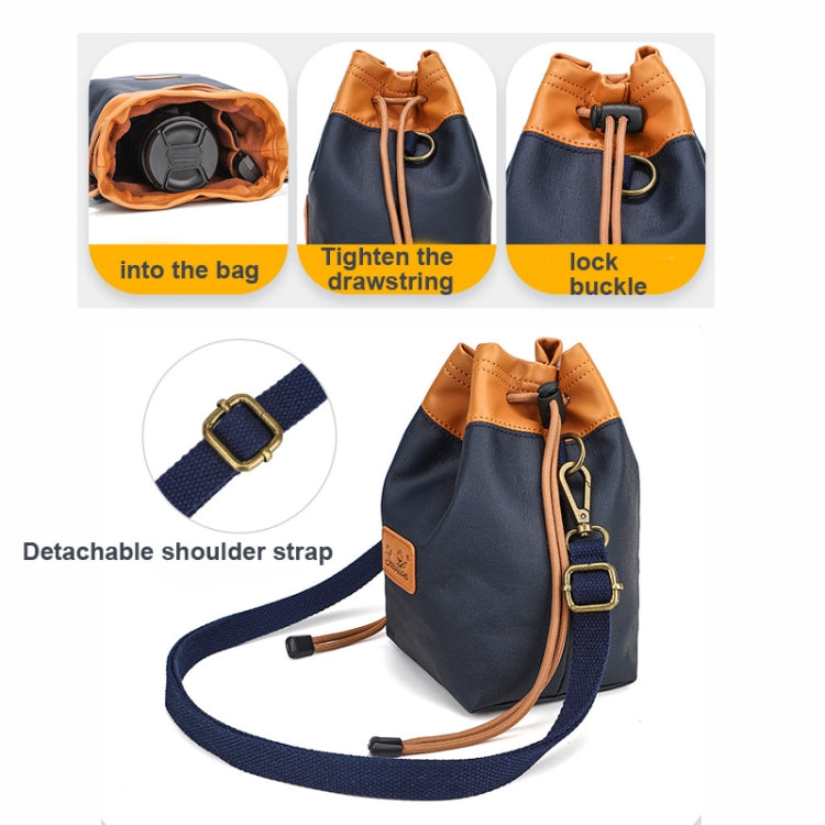 S.C.COTTON Camera Lens Protection Bag Liner Bag Waterproof Camera Storage Bag, Size: M(Gray) - free shipping - PMC TechLife - Order now!