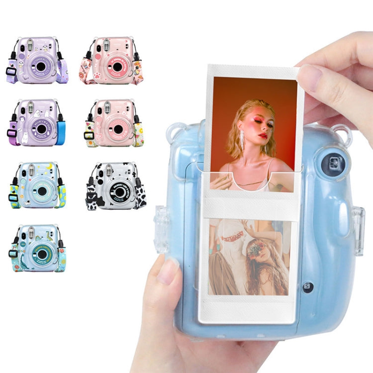 For Fujifilm Instax Mini 11  5sets Storage Case + Shoulder Strap + Sticker 3 In 1 Set(Set 6) - Protective Case by PMC TechLife | Online Shopping South Africa | PMC TechLife | Buy Now Pay Later Mobicred
