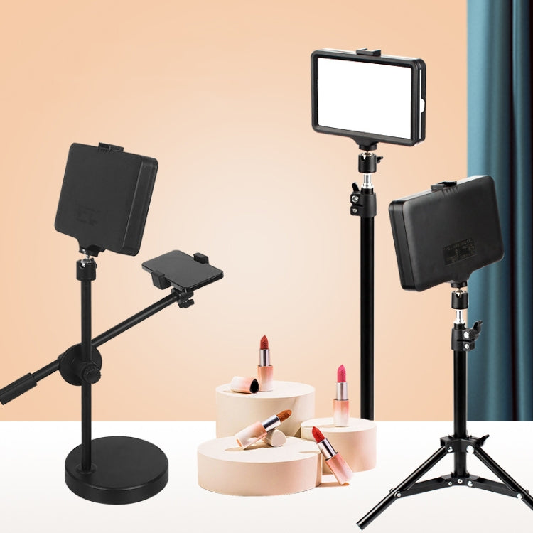 6 Inch 3200-5500K Three-color Temperature Photography Flat-panel Live Fill Light,Spec: 30cm Bracket - Selfie Light by PMC TechLife | Online Shopping South Africa | PMC TechLife | Buy Now Pay Later Mobicred