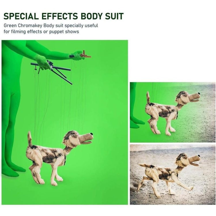 Photo Stretchy Body Green Screen Suit Video Chroma Key Tight Suit, Size: 160cm(Blue Split) - free shipping - PMC TechLife - Order now!